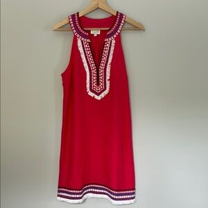 Mud Pie Sleeveless Embroidered Dress